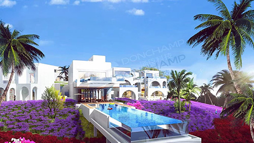 11、米易太阳谷半山酒店泳池